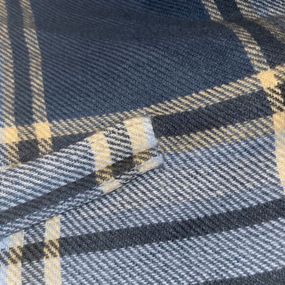 Women's  Cape- Wrap Blue plaid for Fall or Winter ,One Size - Picture 9 of 11